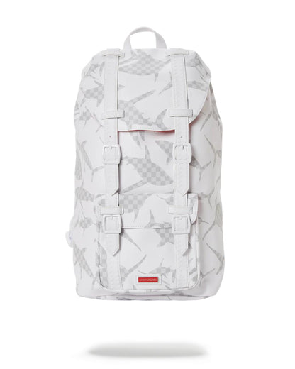 Sprayground Signature | SHARK CHECK (WHITE) HILLS BACKPACK