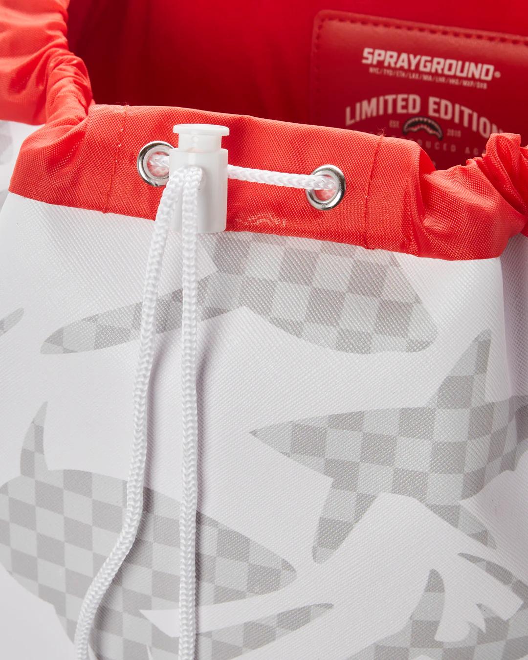 Sprayground Signature | SHARK CHECK (WHITE) HILLS BACKPACK