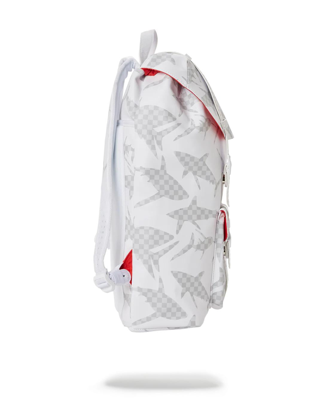 Sprayground Signature | SHARK CHECK (WHITE) HILLS BACKPACK