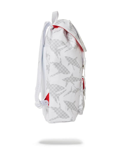 Sprayground Signature | SHARK CHECK (WHITE) HILLS BACKPACK