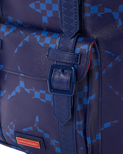 Sprayground Classic | SHARK CHECK (BLUE) HILLS BACKPACK