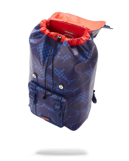 Sprayground Classic | SHARK CHECK (BLUE) HILLS BACKPACK
