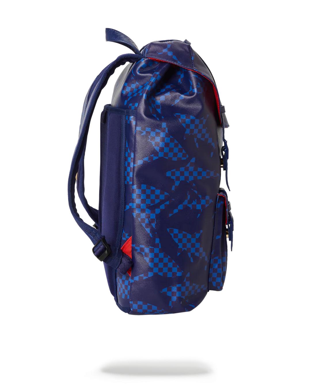 Sprayground Classic | SHARK CHECK (BLUE) HILLS BACKPACK