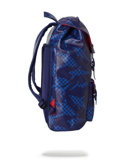 Sprayground Classic | SHARK CHECK (BLUE) HILLS BACKPACK