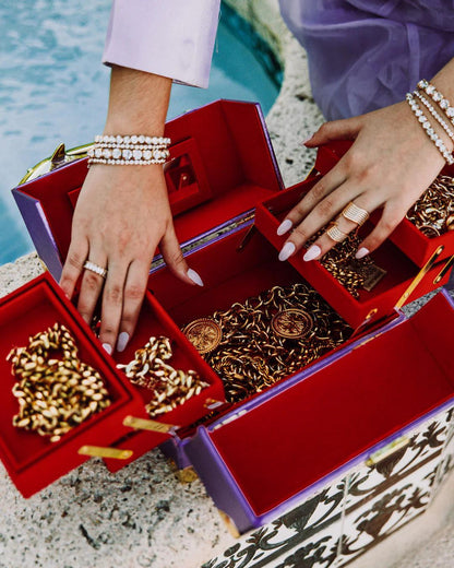 Sprayground Classic | SHARKS OF THE GOLD OCEAN JEWELRY CASE
