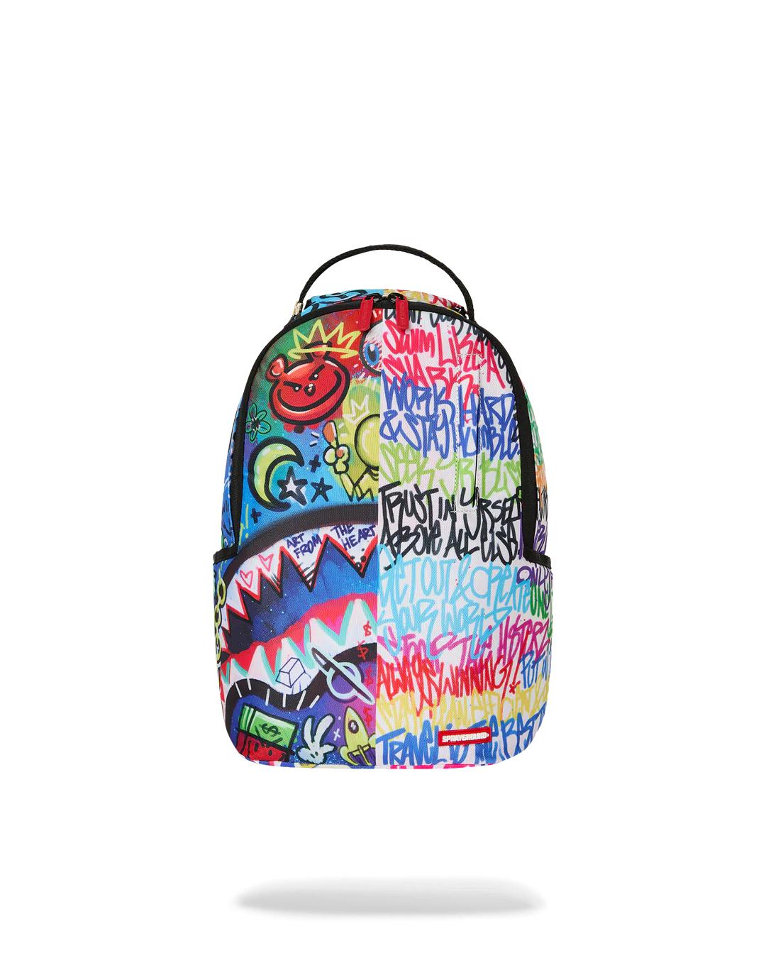 Sprayground Essential | SPLIT SCRIBBLES BACKPACK