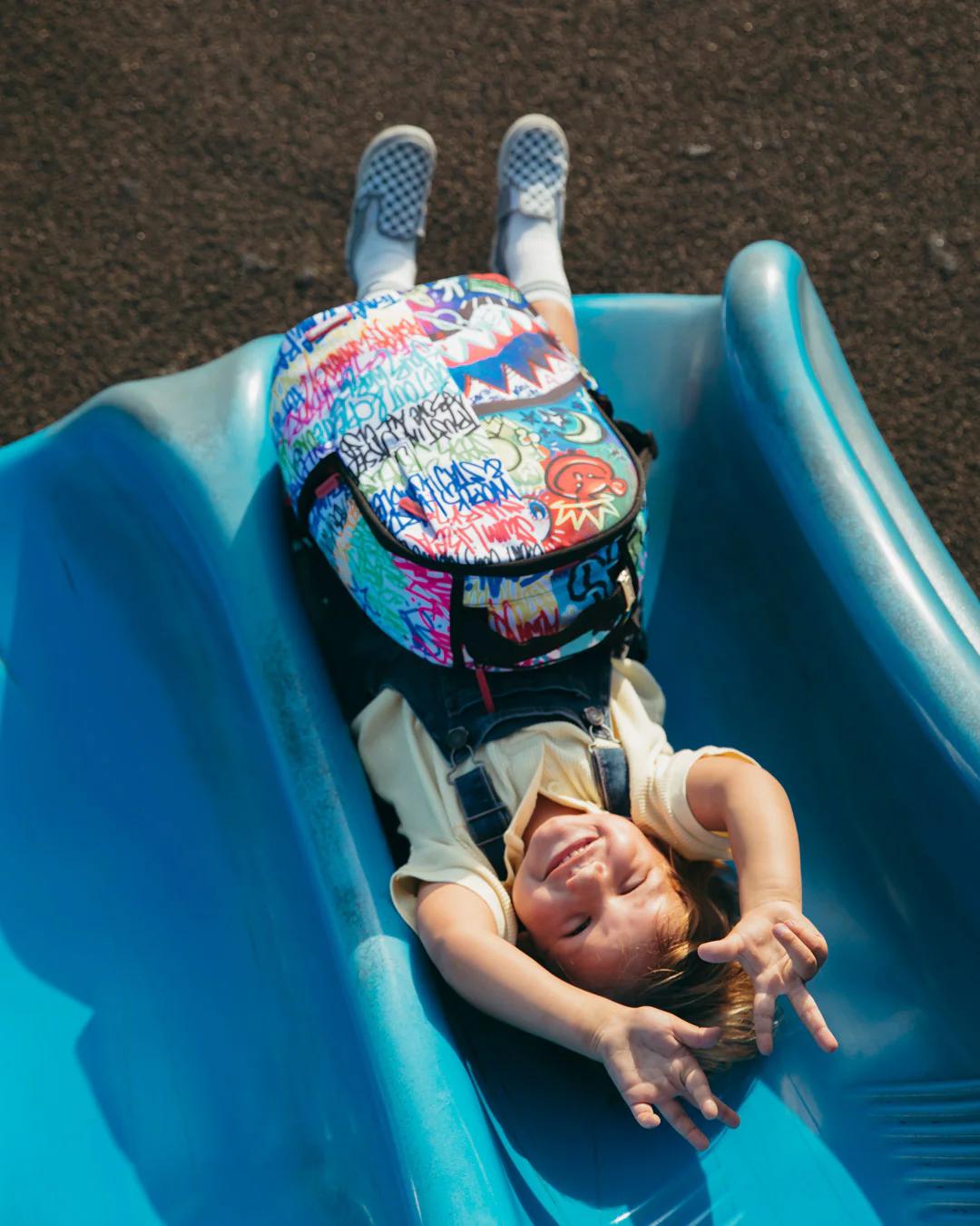 Sprayground Essential | SPLIT SCRIBBLES BACKPACK
