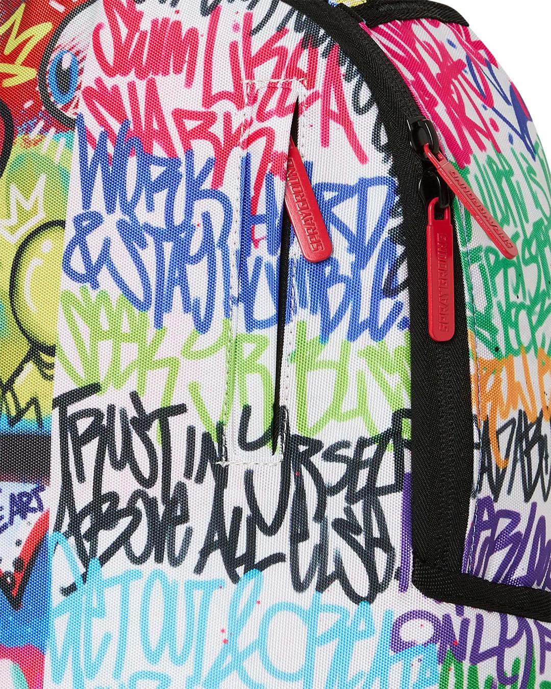 Sprayground Essential | SPLIT SCRIBBLES BACKPACK