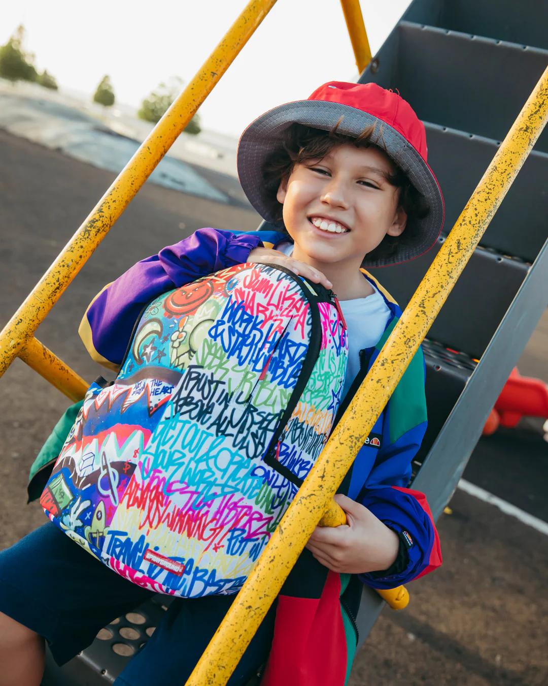 Sprayground Essential | SPLIT SCRIBBLES BACKPACK