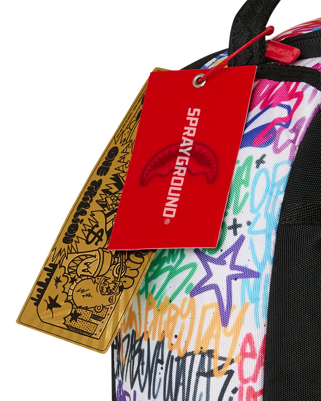 Sprayground Essential | SPLIT SCRIBBLES BACKPACK