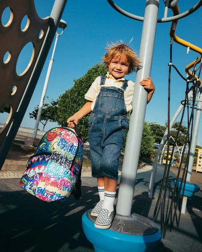 Sprayground Essential | SPLIT SCRIBBLES BACKPACK