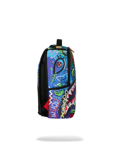 Sprayground Essential | SPLIT SCRIBBLES BACKPACK