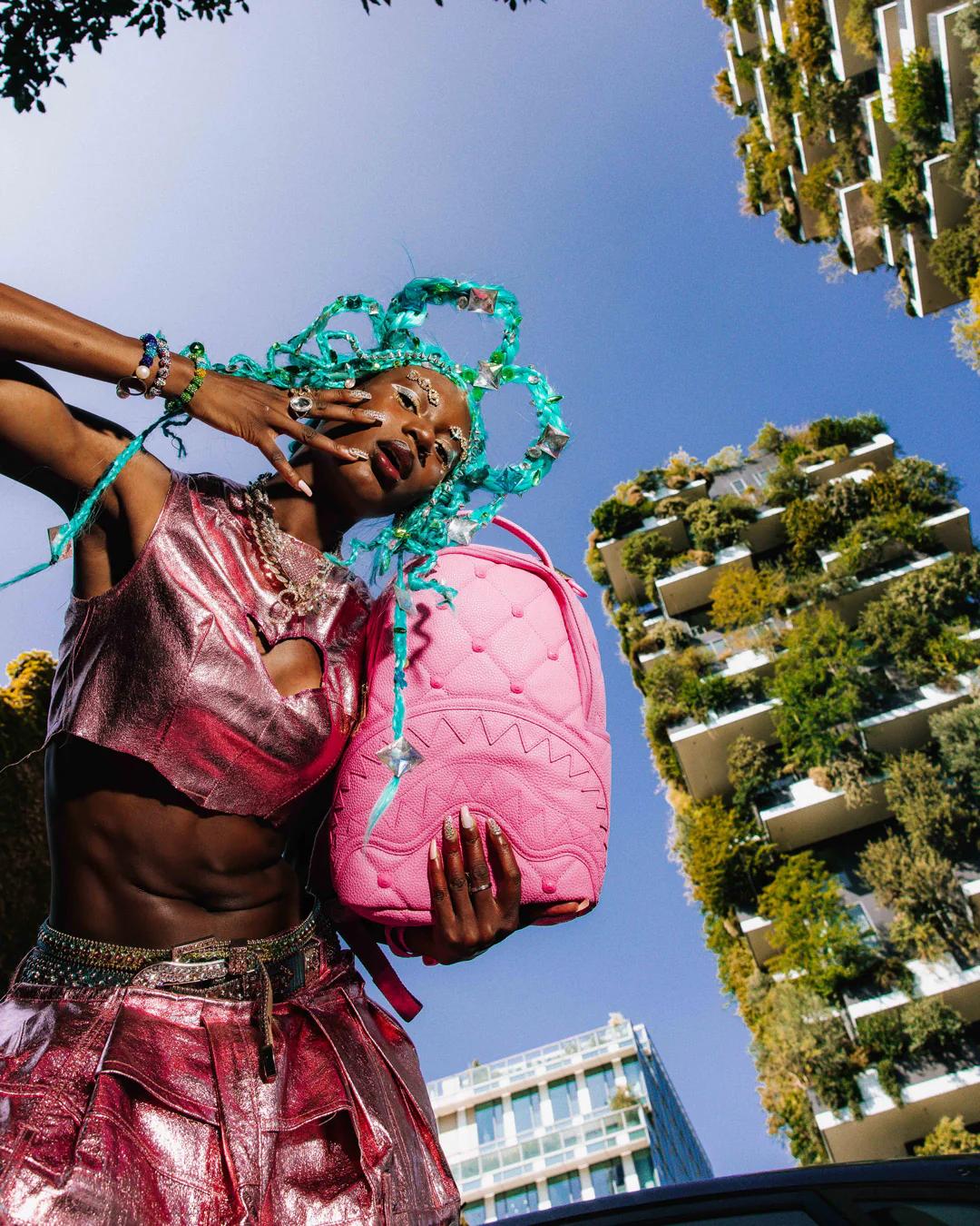 Sprayground Recommended | SORBET STUNNA BEAR STUD MINI BACKPACK