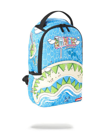 Sprayground Recommended | MINI WELCOME TO SHARK ISLAND BACKPACK