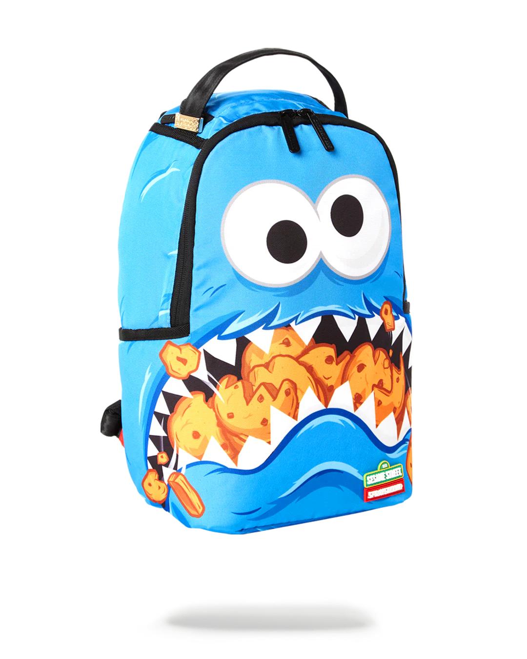 Sprayground Signature | MINI COOKIE MONSTER SHARK BACKPACK
