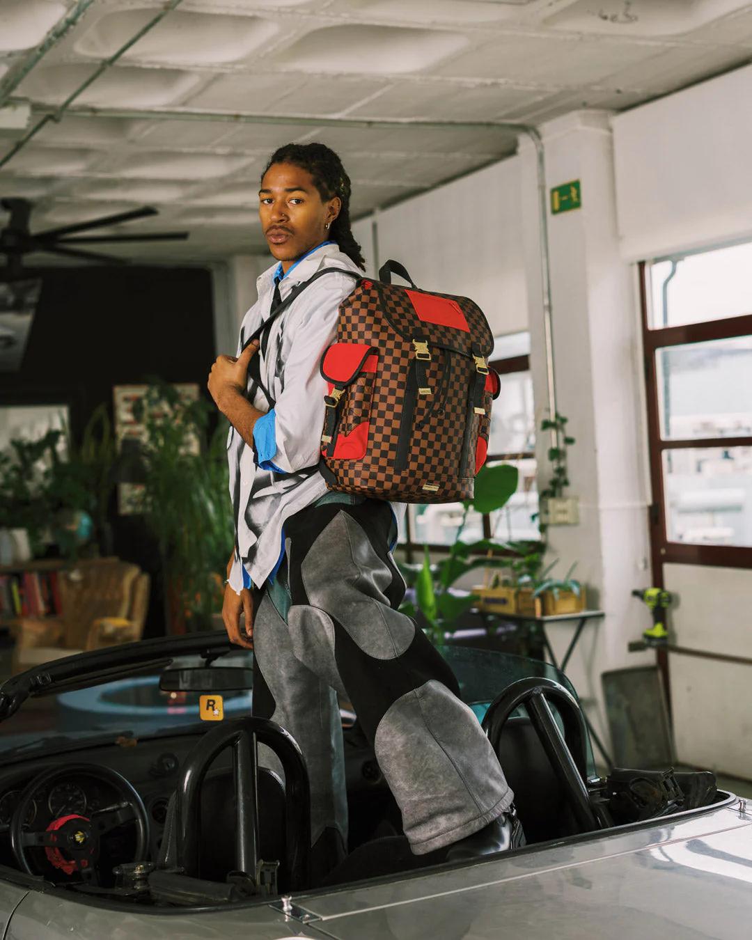 Sprayground Popular | KATANA CHECK BOSS MONTE CARLO BACKPACK