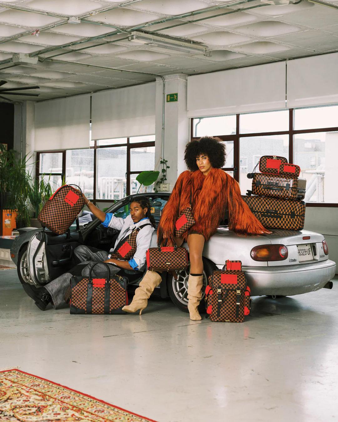 Sprayground Popular | KATANA CHECK BOSS MONTE CARLO BACKPACK