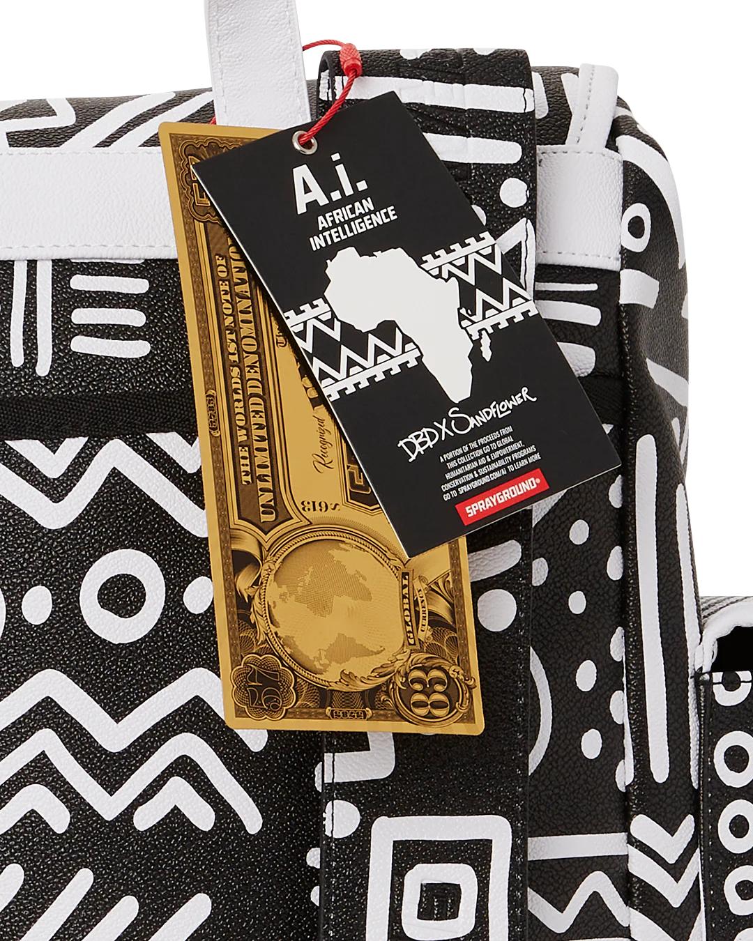 Sprayground Signature | A.I.8 AFRICAN INTELLIGENCE - ORIGIN STORY MONTE CARLO