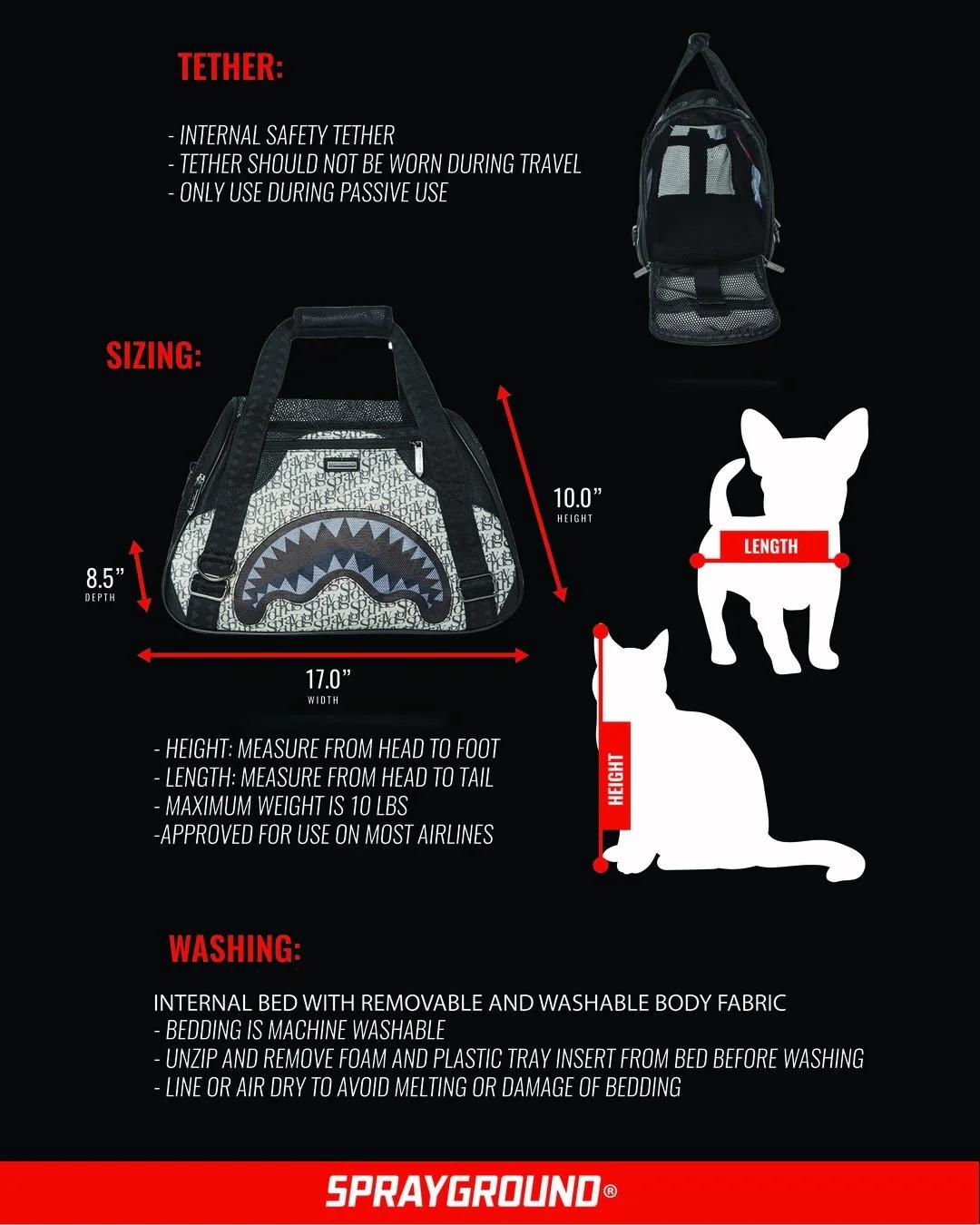 Sprayground Best Seller | SG ALL DAY PET CARRIER