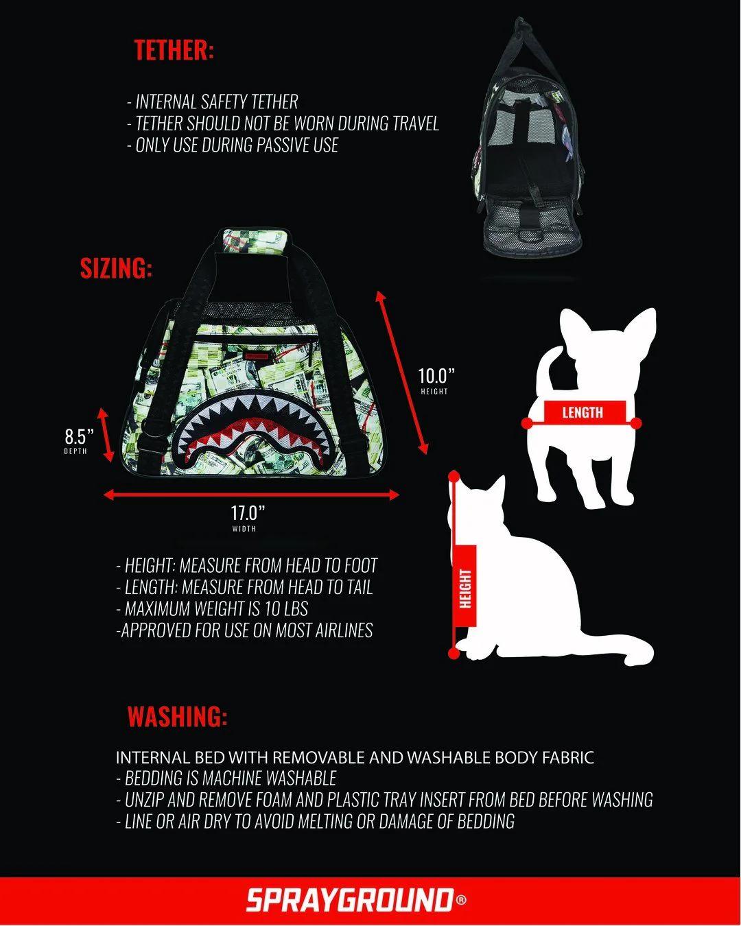 Sprayground Recommended | MAMA I MADE IT PET CARRIER