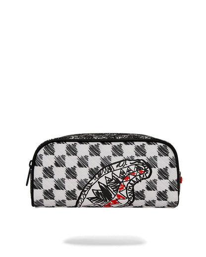 Sprayground Popular | SCRIBBLE DRIBBLE CHECK POUCH