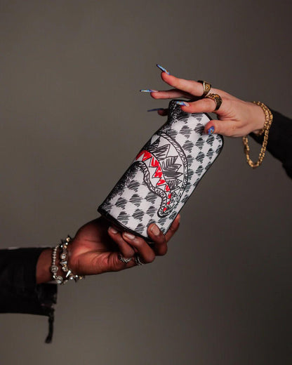 Sprayground Popular | SCRIBBLE DRIBBLE CHECK POUCH