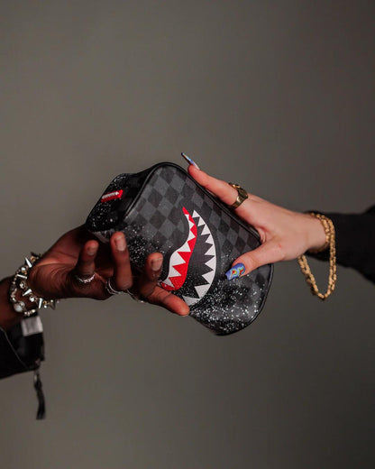 Sprayground Popular | SCRIBBLE DRIBBLE CHECK POUCH
