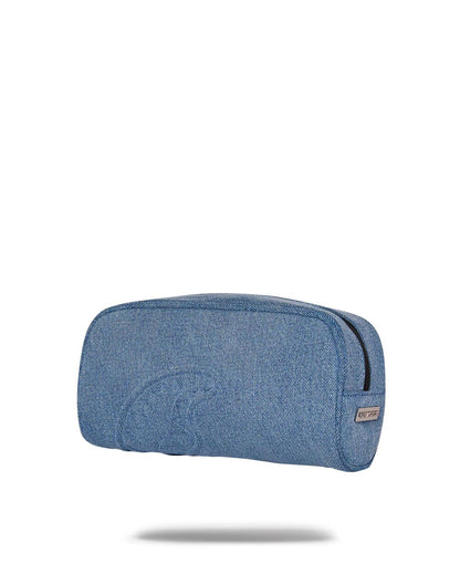 Sprayground Premium | STONE WASHED SHARK PENCIL POUCH