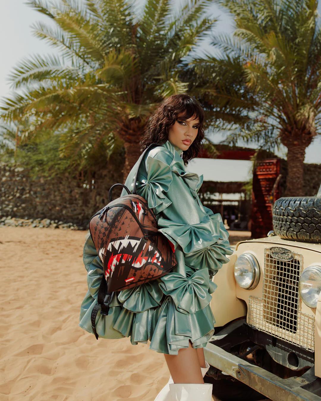 Sprayground Popular | SHARKS IN PARIS NIGHT DRIFT SAVAGE BACKPACK