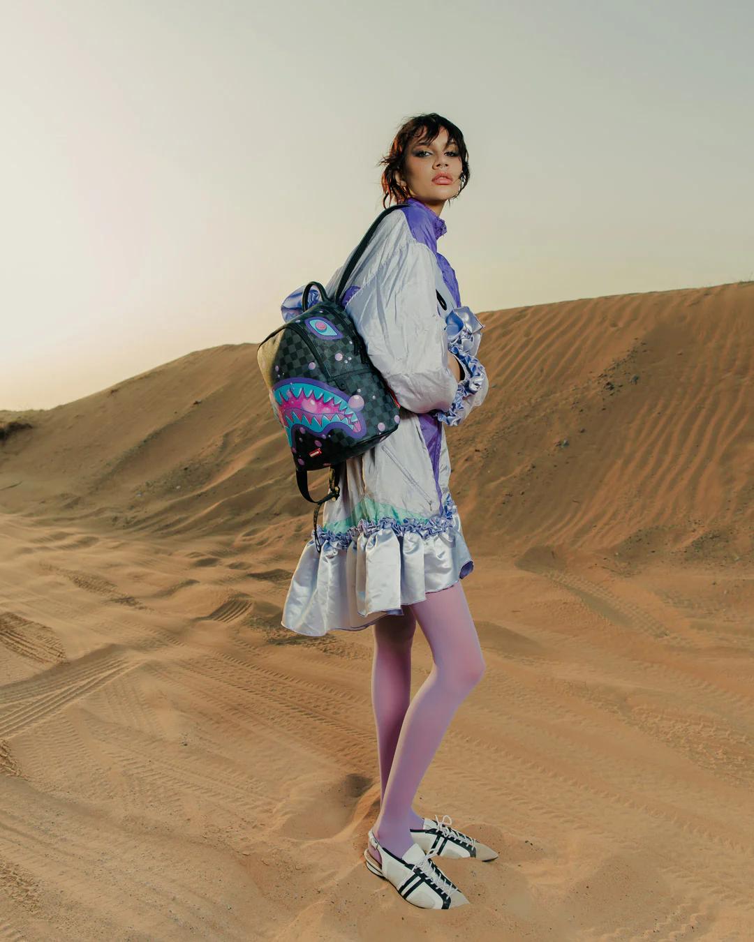 Sprayground Recommended | PURPLE SLIME SHARK SAVAGE BACKPACK