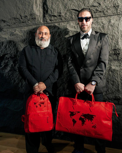 Sprayground Exclusive | JAMES FIRST CLASS RUBY RED CHATEAU BACKPACK
