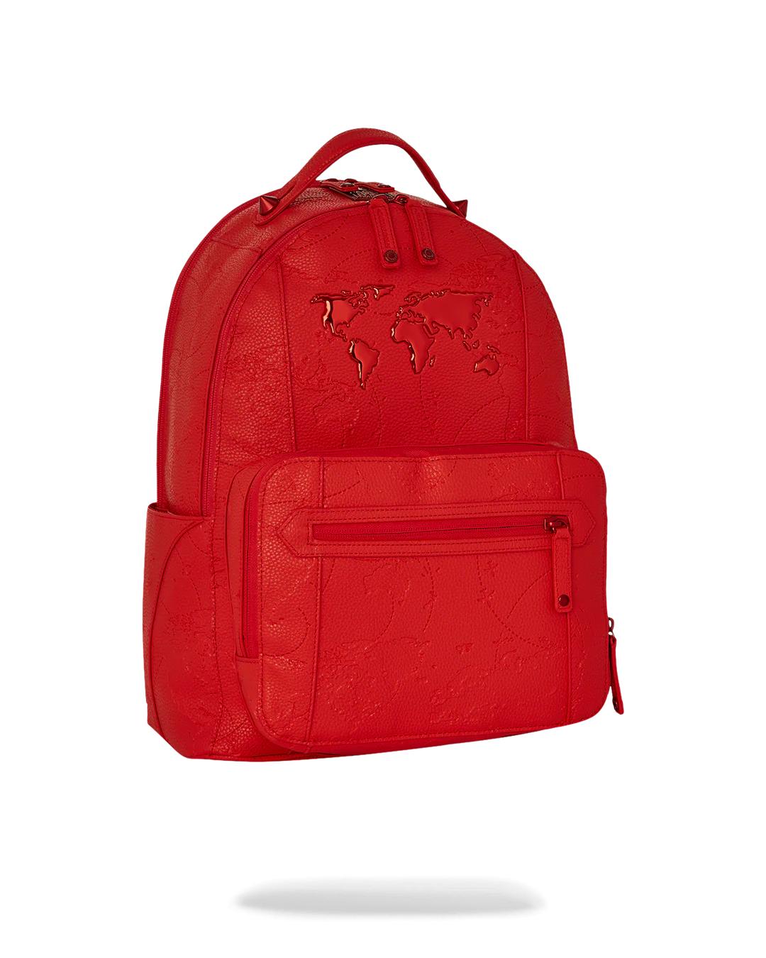 Sprayground Exclusive | JAMES FIRST CLASS RUBY RED CHATEAU BACKPACK