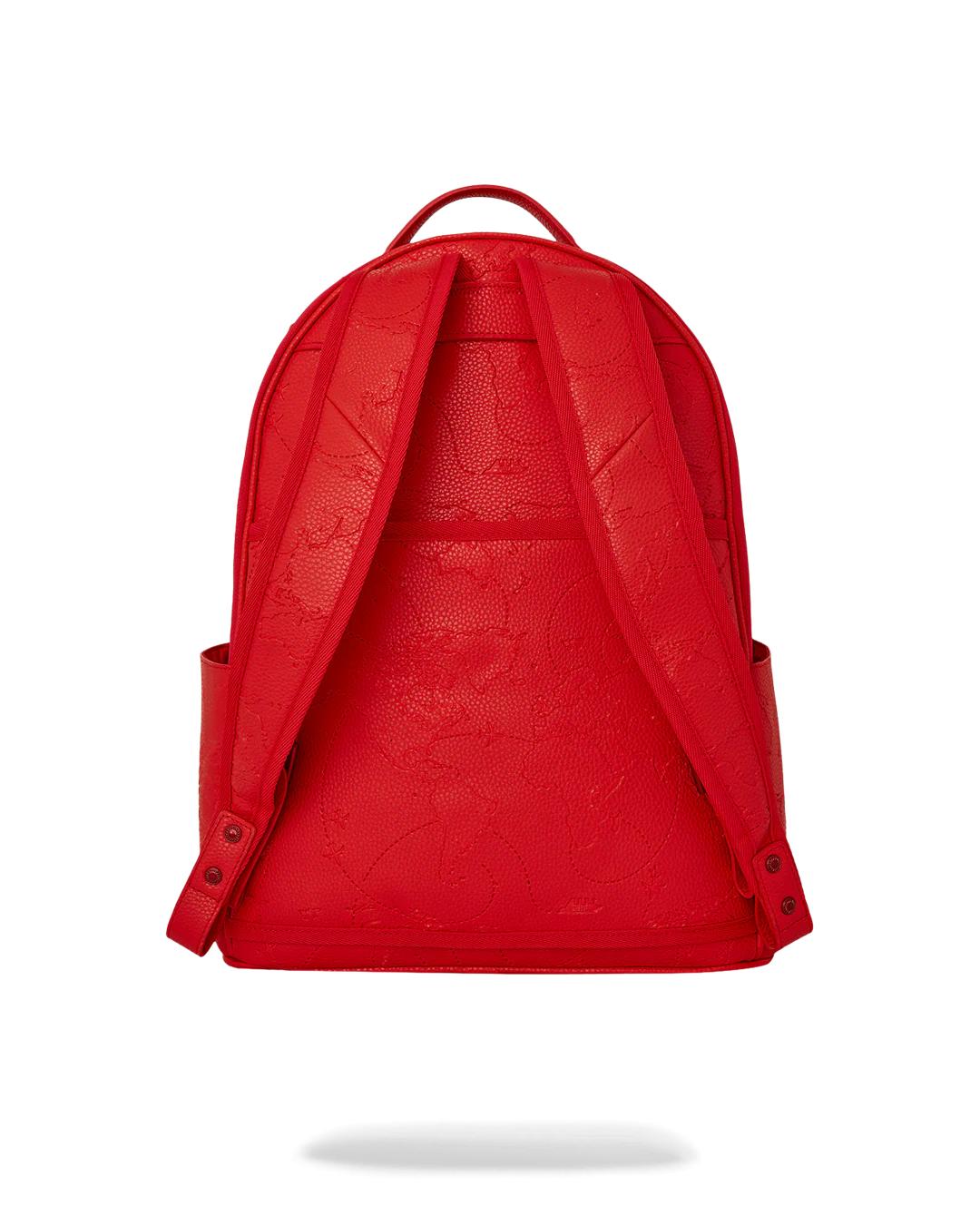 Sprayground Exclusive | JAMES FIRST CLASS RUBY RED CHATEAU BACKPACK
