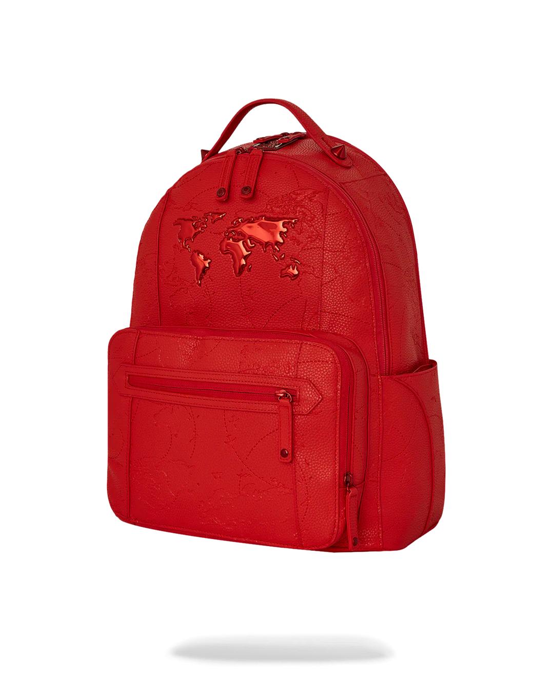 Sprayground Exclusive | JAMES FIRST CLASS RUBY RED CHATEAU BACKPACK
