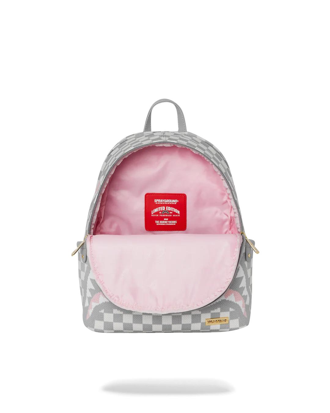 Sprayground Popular | KNIT SHARKS IN PARIS IN CREAM SAVAGE BACKPACK