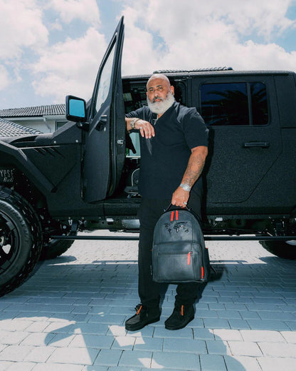 Sprayground Featured | JAMES FIRST CLASS GLOBAL TAKEOFF CARGO BACKPACK