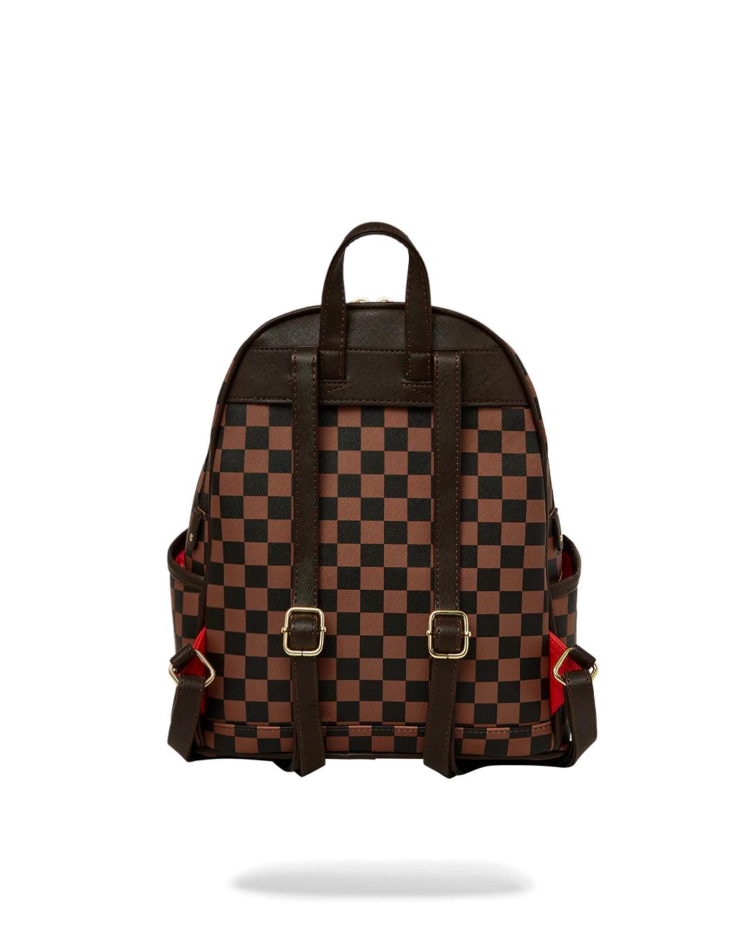 Sprayground Trending | EXTERIOR GOLD ZIP POCKET SHARKS IN PARIS SAVAGE BACKPACK