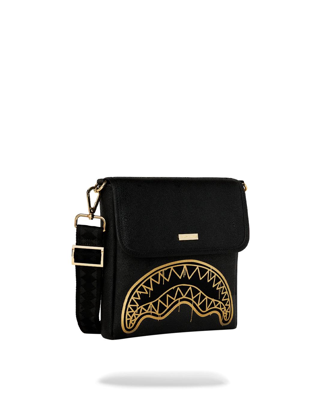 Sprayground Premium | GOLD FANG MESSENGER SLING