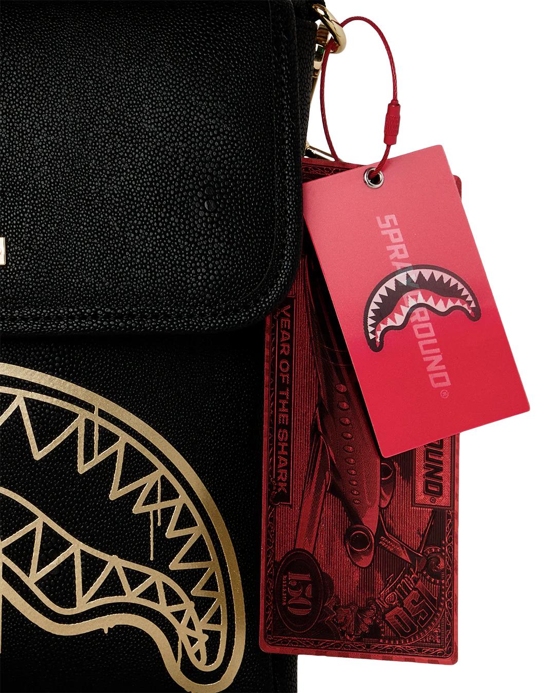 Sprayground Premium | GOLD FANG MESSENGER SLING