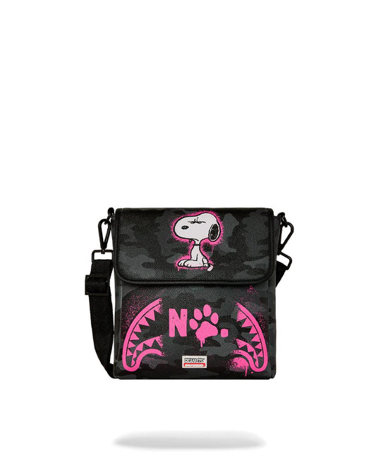 Sprayground New | SNOOPY THAT'S A NO NO MESSENGER SLING