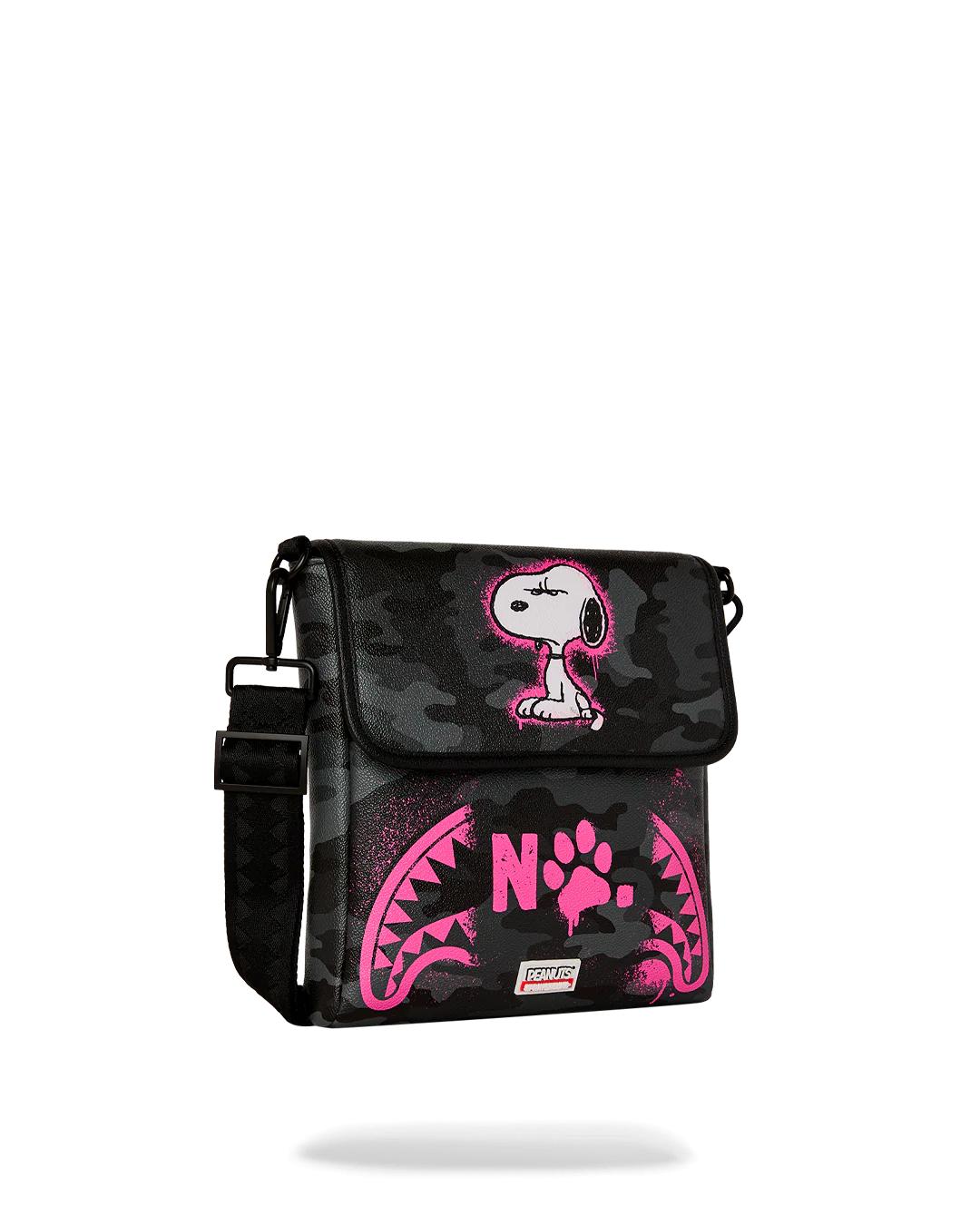 Sprayground New | SNOOPY THAT'S A NO NO MESSENGER SLING
