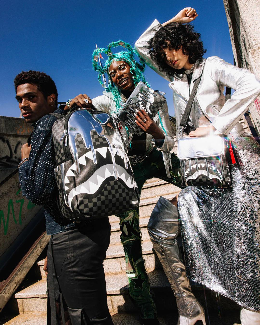 Sprayground Exclusive | GHOST DRIP MESSENGER BAG
