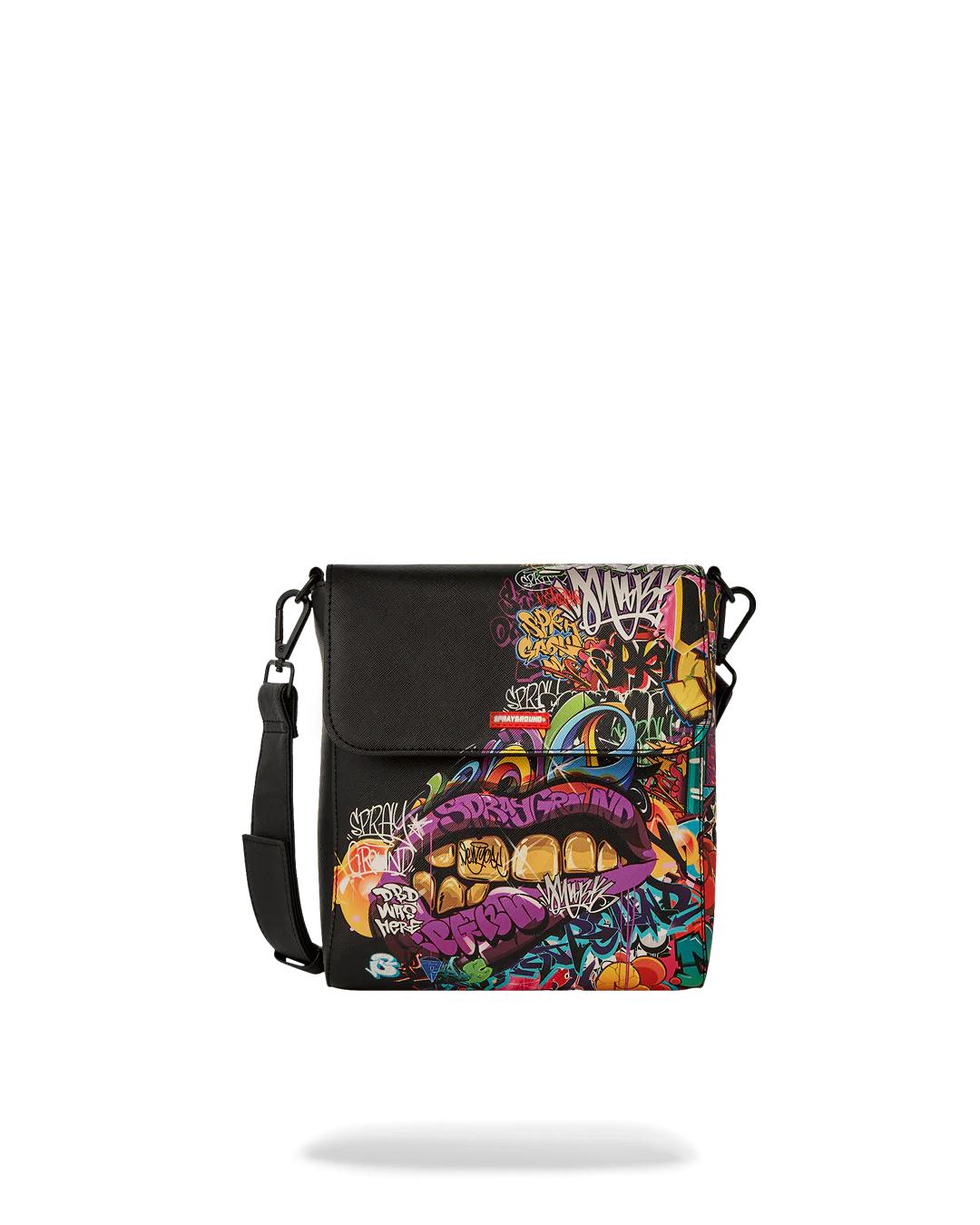 Sprayground Classic | HALF GRAF LIPS MESSENGER BAG