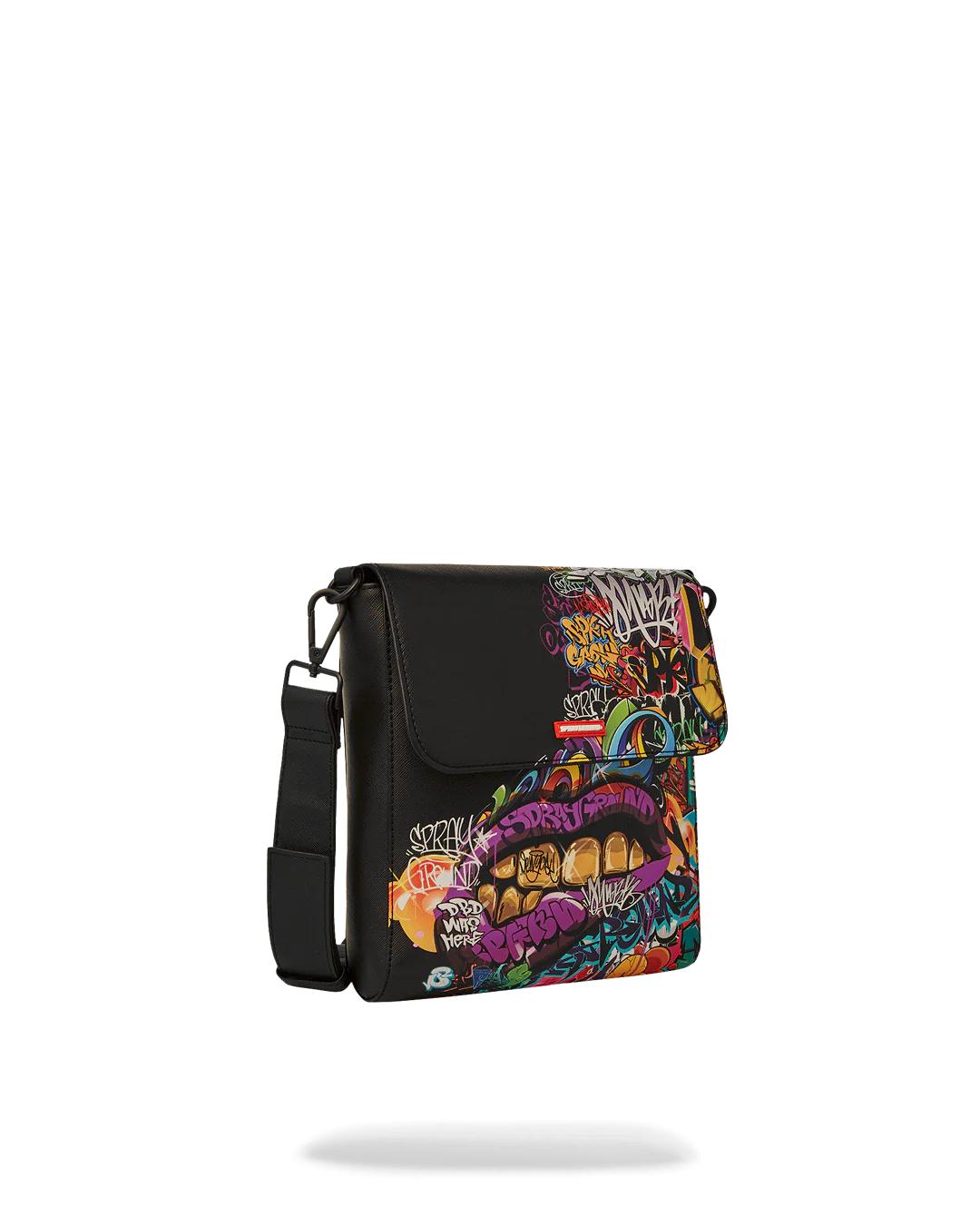 Sprayground Classic | HALF GRAF LIPS MESSENGER BAG