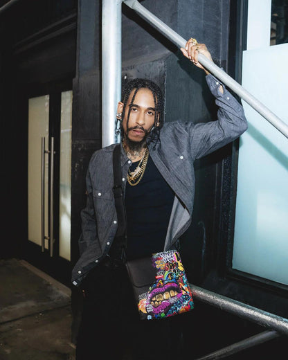 Sprayground Classic | HALF GRAF LIPS MESSENGER BAG