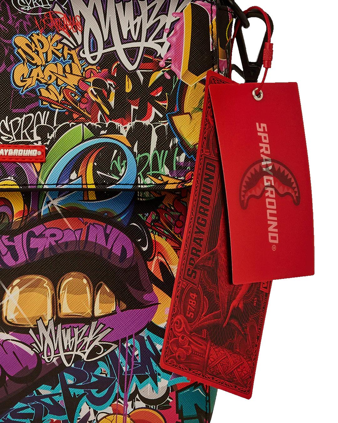 Sprayground Classic | HALF GRAF LIPS MESSENGER BAG