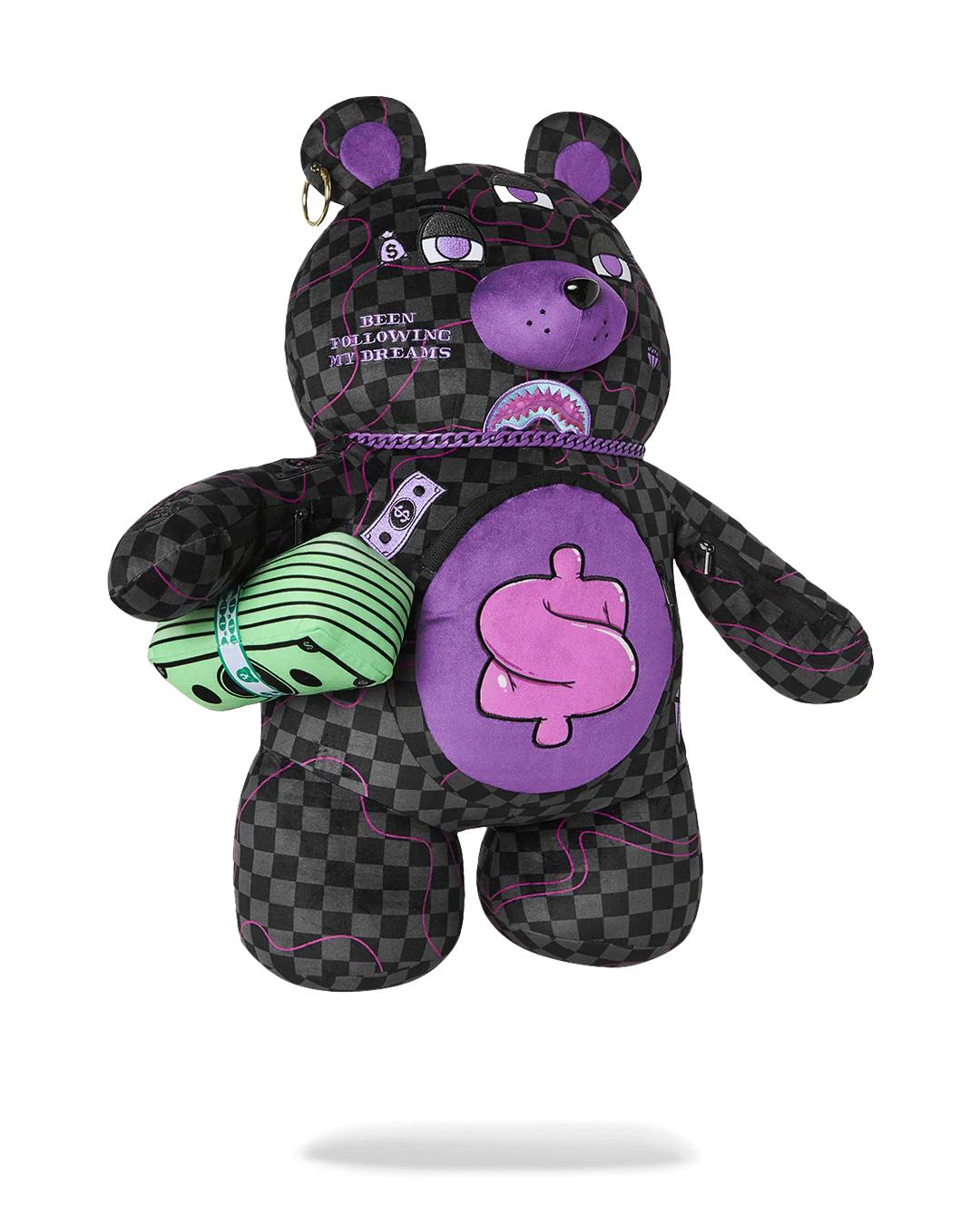 Sprayground Signature | PURPLE SLIME SHARK MONEYBEAR BACKPACK