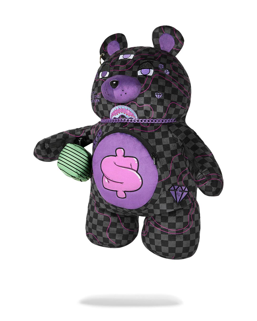 Sprayground Signature | PURPLE SLIME SHARK MONEYBEAR BACKPACK