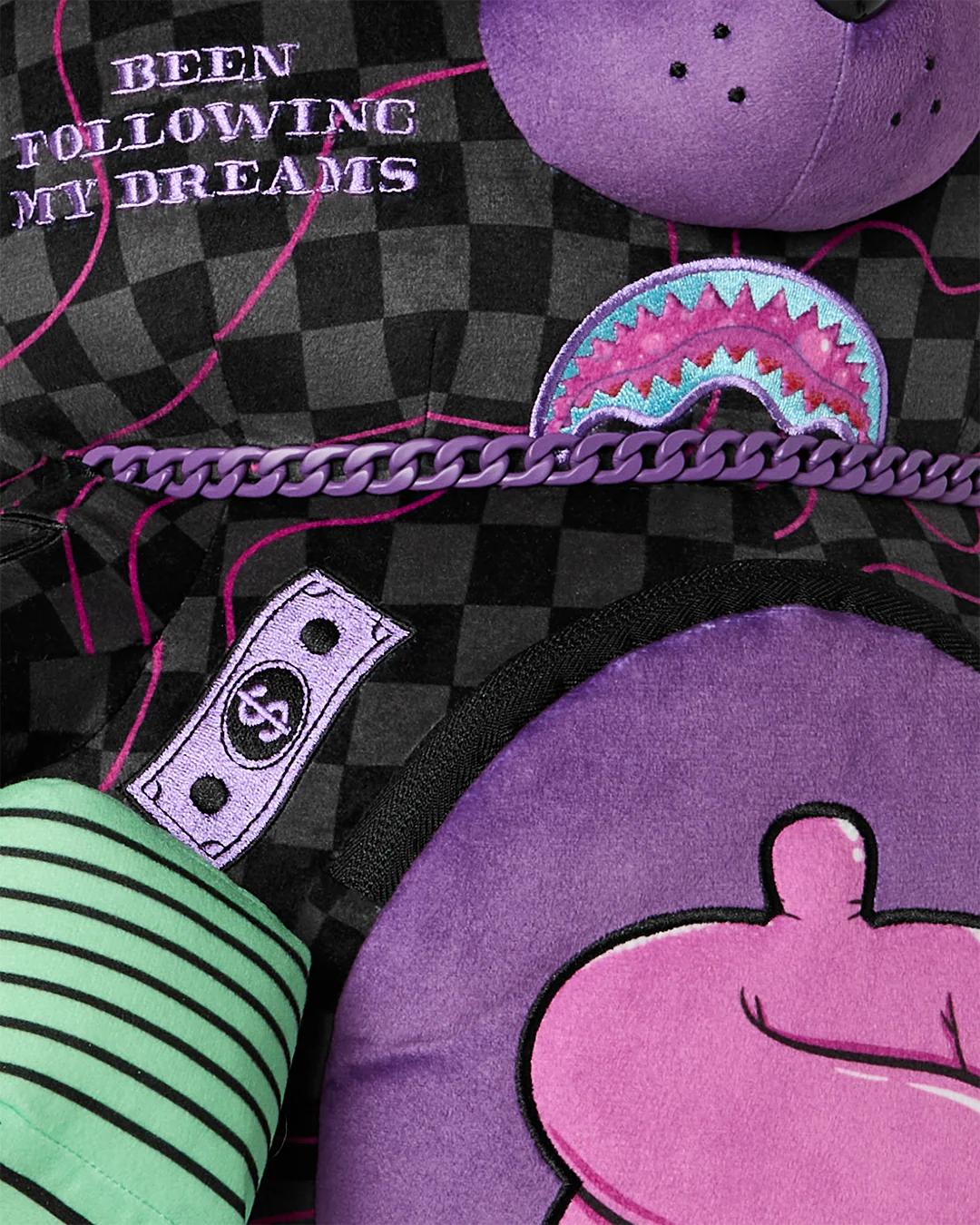 Sprayground Signature | PURPLE SLIME SHARK MONEYBEAR BACKPACK
