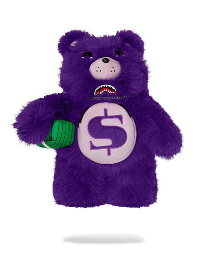 Sprayground Featured | FURZILLA SHARK (PURP) MONEYBEAR BACKPACK